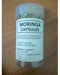 Moringa Leaves Powder- Home made (60 Capsules)
